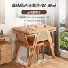 Cherry-colored single table