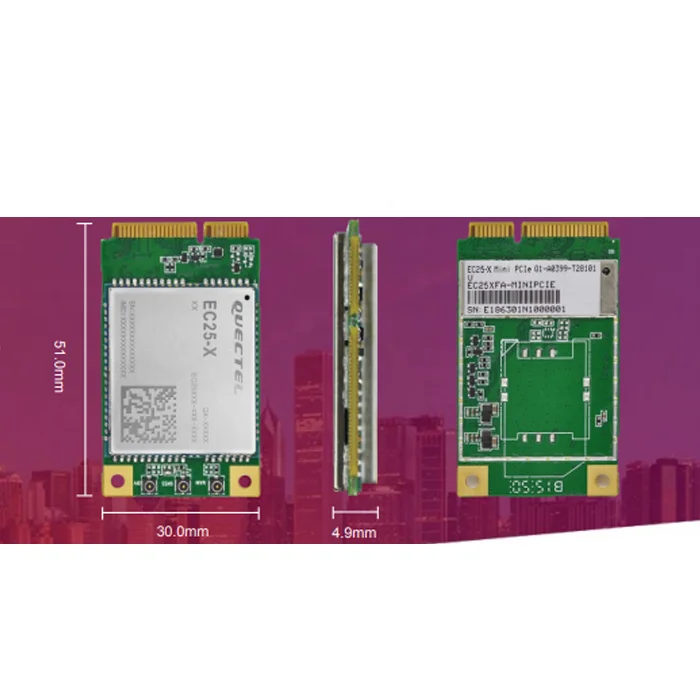 工場価格 LTE モジュール miniPCIe インターフェース Quectel EC25-EC
