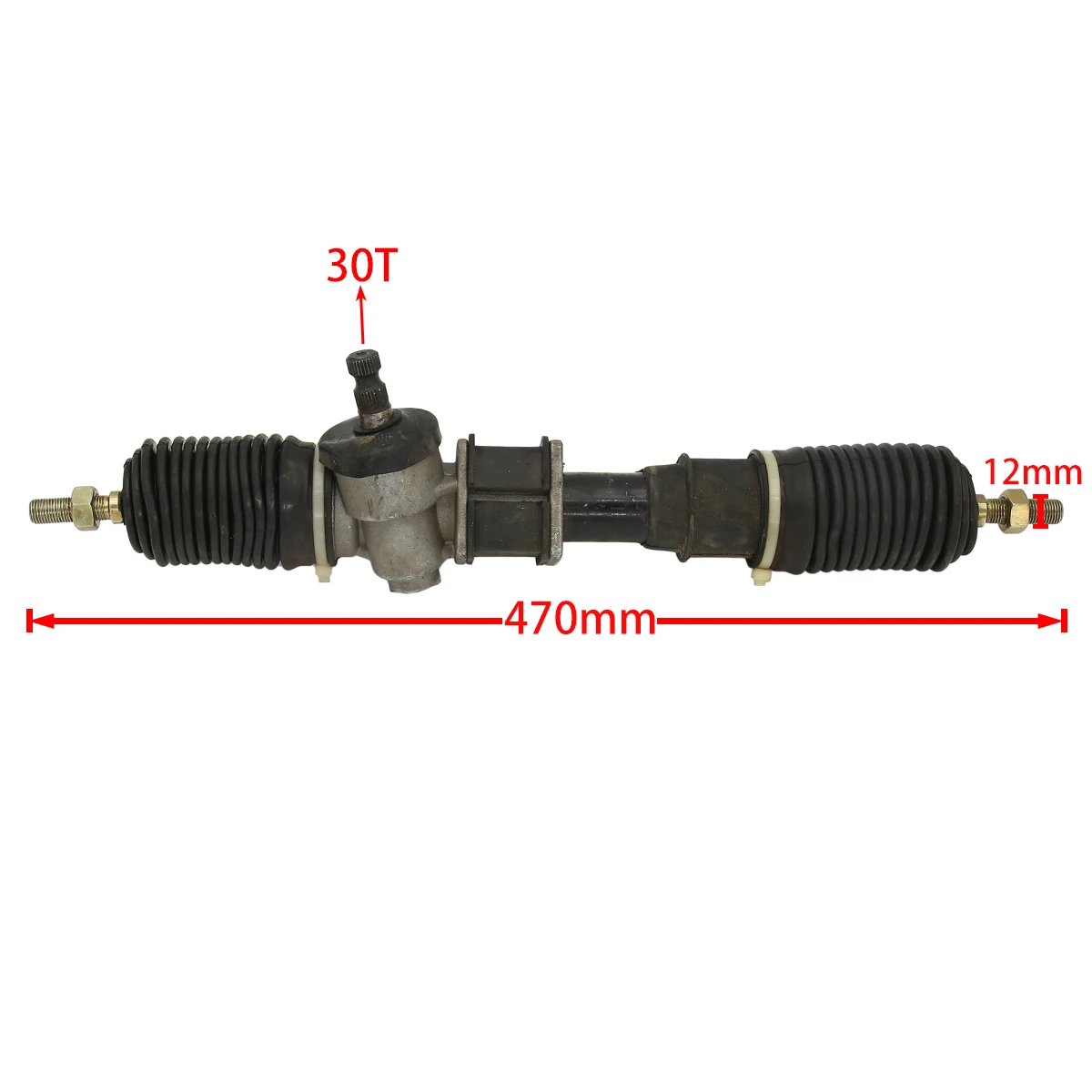 470mm M12 Power Steering Gear Rack Pinion Assy Fit For Diy China Go ...