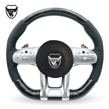 For Mercedes Benz A GLA B GLB C GLC E GLE CLS 2019-2023 custom sport model handle steering wheel modification 809-T69-Y