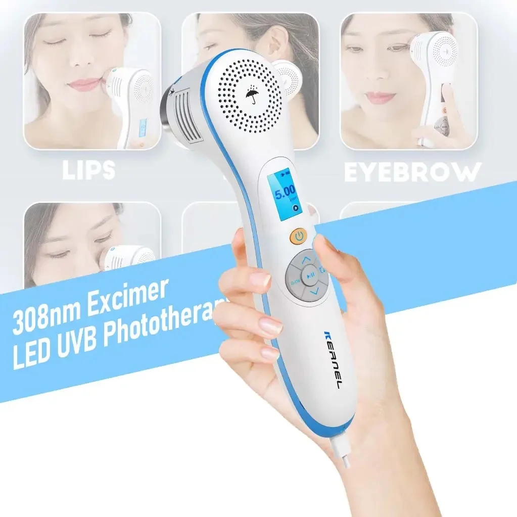High Power Portable Home Use LED 308nm Excimer Laser for Psoriasis Vitiligo Targeted Treatment