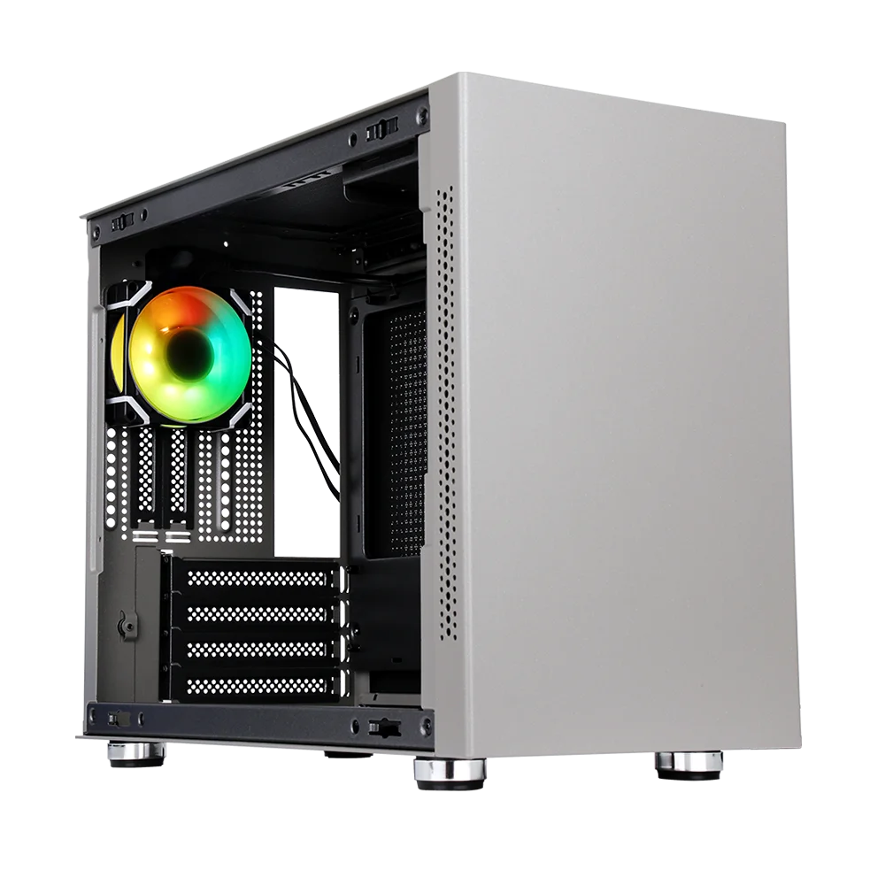 SAMA IM01 ゲーミングPCケース Micro ATX用 アルミ製ミッドタワー
