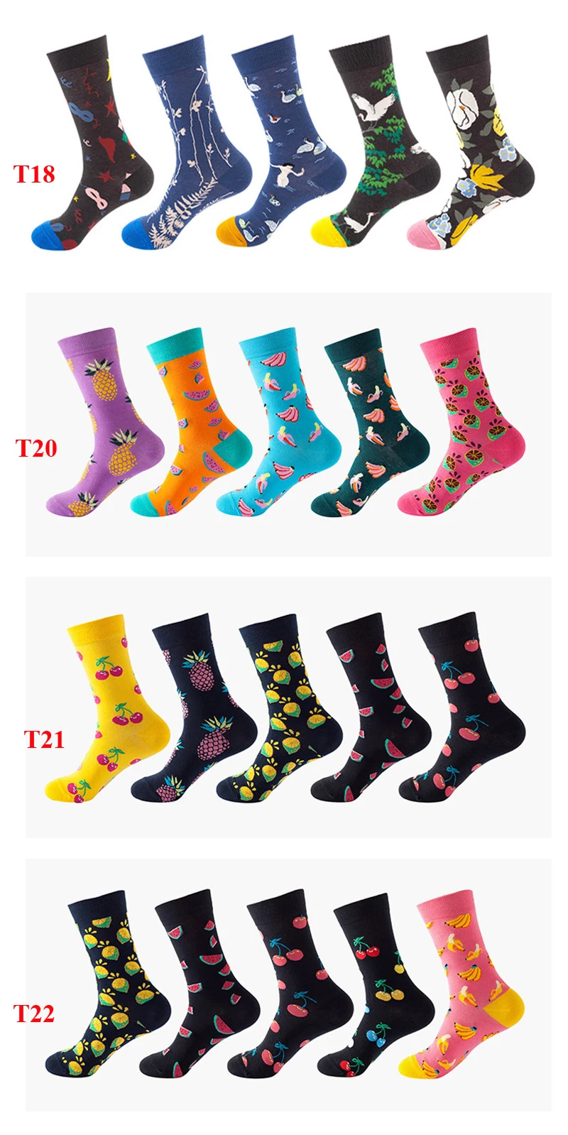 Wholesale 5pack Men And Women Anime Cartoon Long Socks Buy Cartoon