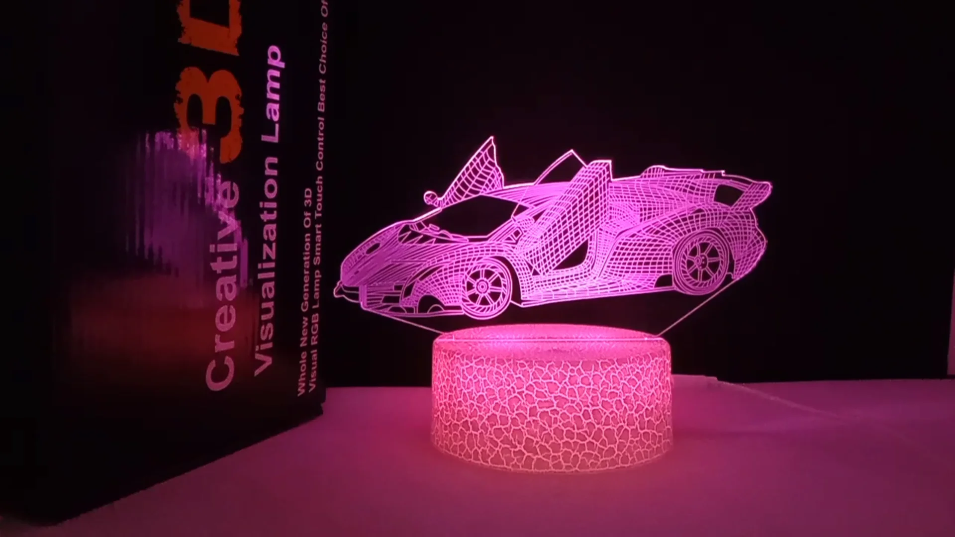 らぶぶ 3d creative visualization lamp オマケ付き らぶぶ 3d creative visualization lamp オマケ付き