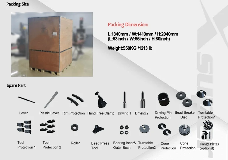 New Design Touchless Tire Changer Machine Automatic Tire Machine