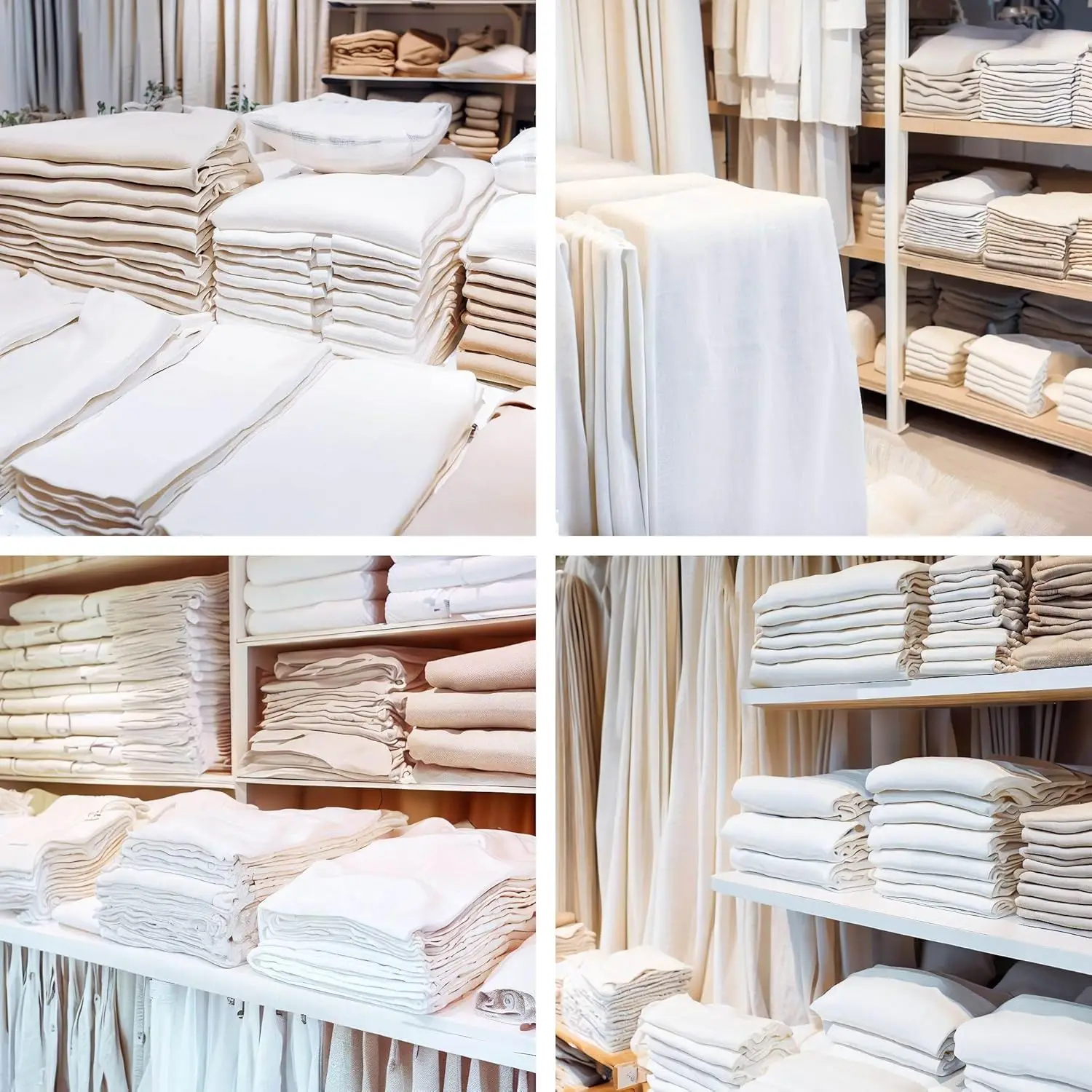 Linen Fabric Natural Linen Cloth Embroidery Sewing Soft Breathable 55" Wide 70% Linen 30% Rayon Hemp Needlework Lining