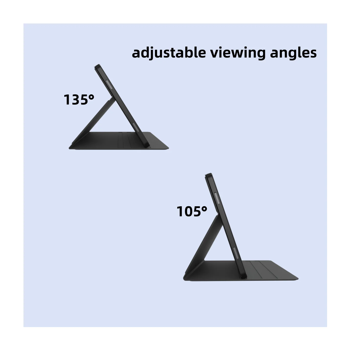 product laudtec for leather cover business magnetic shockproof rugged hard tablet case with for samsung galaxy tab a11  black-4