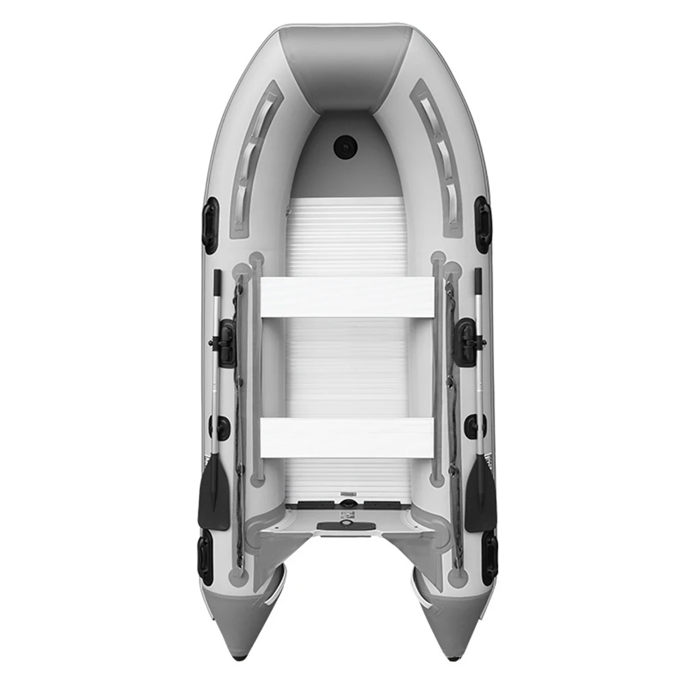 Customize Large Size 430CM Inflatable Rubber Boat Aluminum Floor Luxury ...