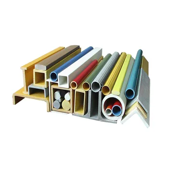 High Strength Extrusion Frp Profile,Pultruded Fiberglass Frp Grp Square Tubes For Construction Support