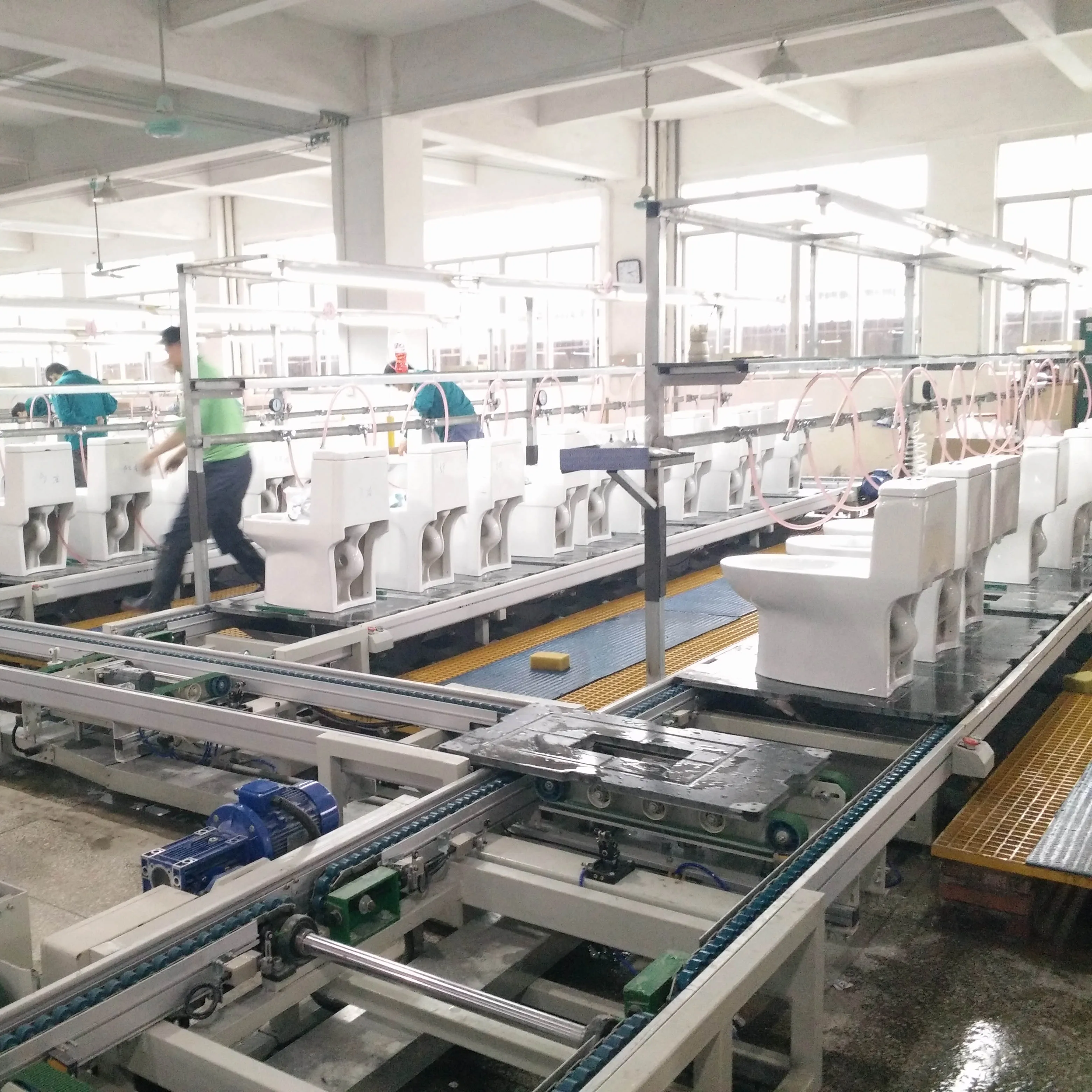 Manufacturer Custom Toilet Automatic Assembly Line Sanitary Ware  Closestool Toilet Automatic Production Line