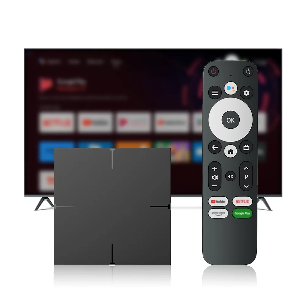 New 4K Quad Core Tvbox Voice Remote 5G WIFI HD Android Tv Box