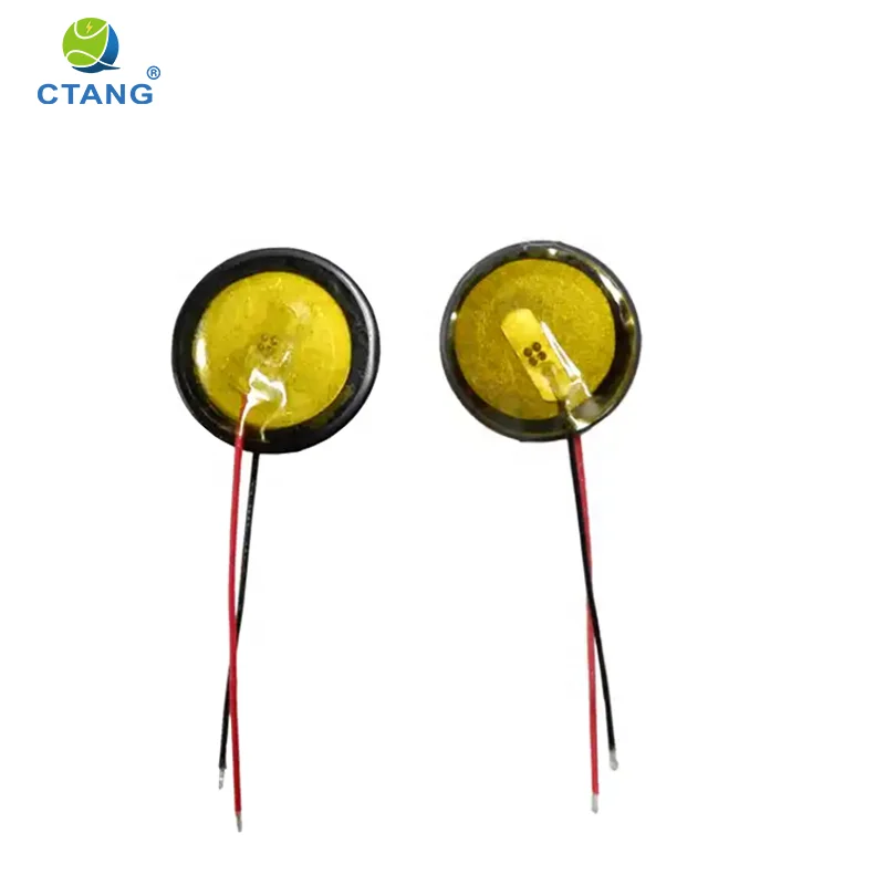 Customized High Energy LIPO Cells 1240 55mAh 3.7V Rechargeable Button Li-ion Battery for  Blue Tooth Wireless Earphone