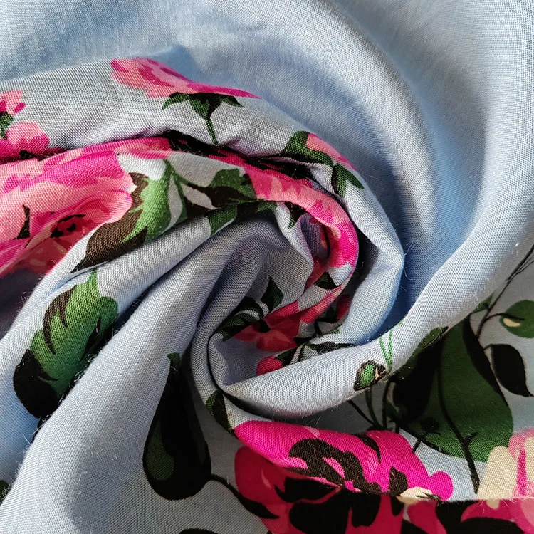 2000+ Big Flower Patterns Custom 95 Viscose 5 Elastane Fabric Rayon