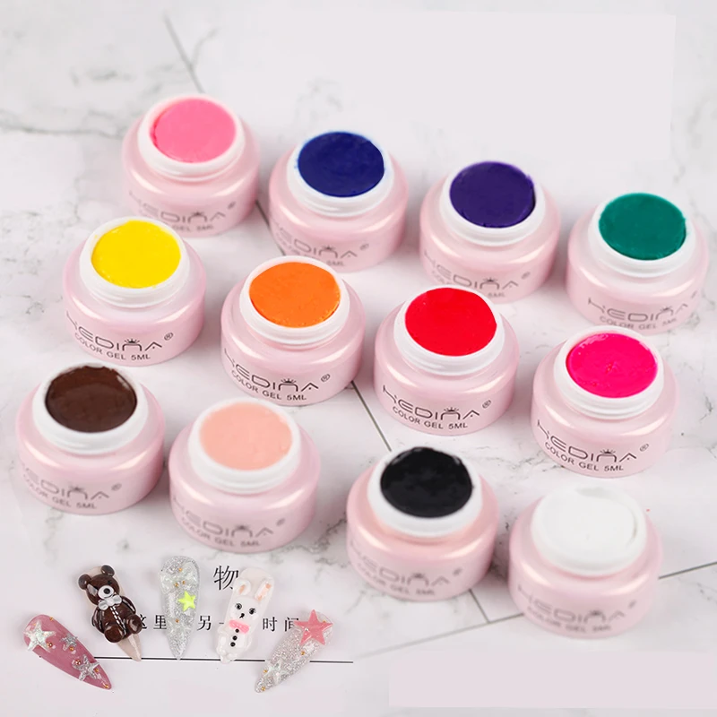 wholesale DIY matte gel paint nail gel art carving polish art nail