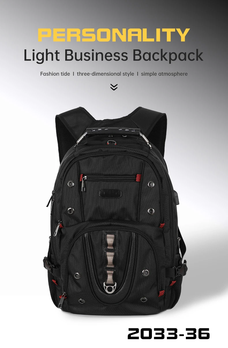 2023 New Custom Laptop Backpack For Man Outdoor Travel Bags Waterproof