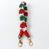 Double-buckle christmas red and green