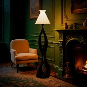 Nordic Creative Living Room Light Vintage  Stand Floor Lamp Art Design Retro  Human Sculpture Floor Lamp