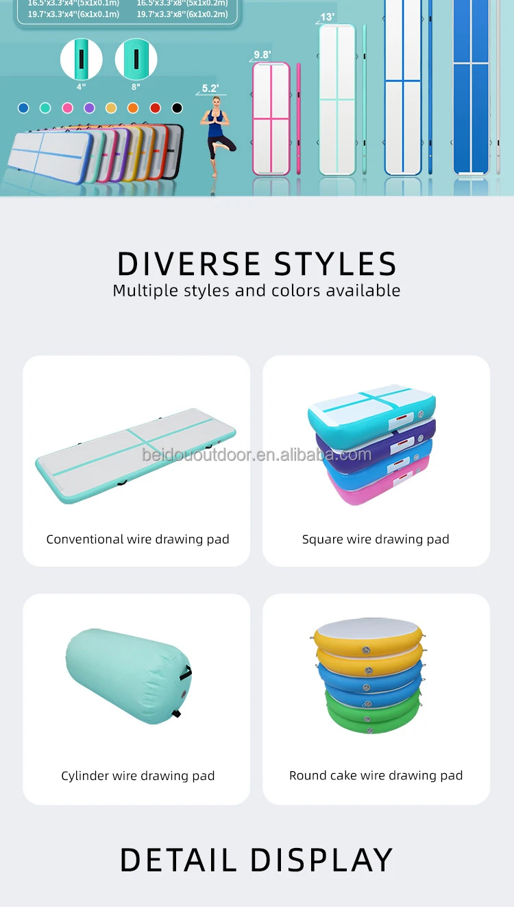 Wholesale Folding Tumbling Tumble Track Cheap Air Track Inflatable