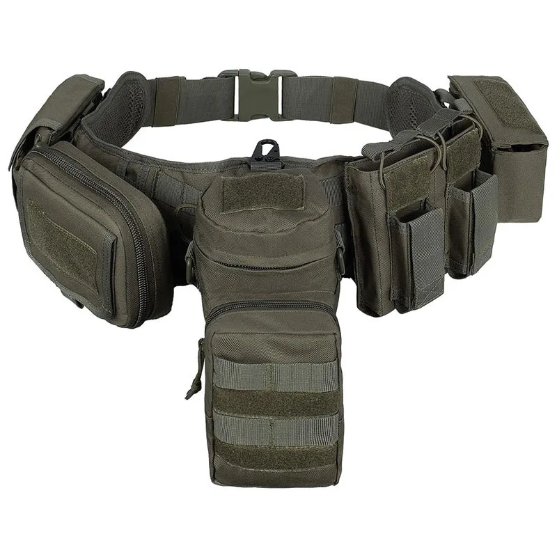 Adjustable Premium Tensile Strength Field Adventure Outdoor Work Tactical Battle Belt Camping Outdoor Hunting Duty Belt