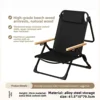 [Beech Armrest Headrest+Tray] Obsidian Black