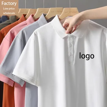 Custom Work Uniform Blank Plain Polyester Sports Mens Business Employee Golf Polo Shirt With Embroidery Logo