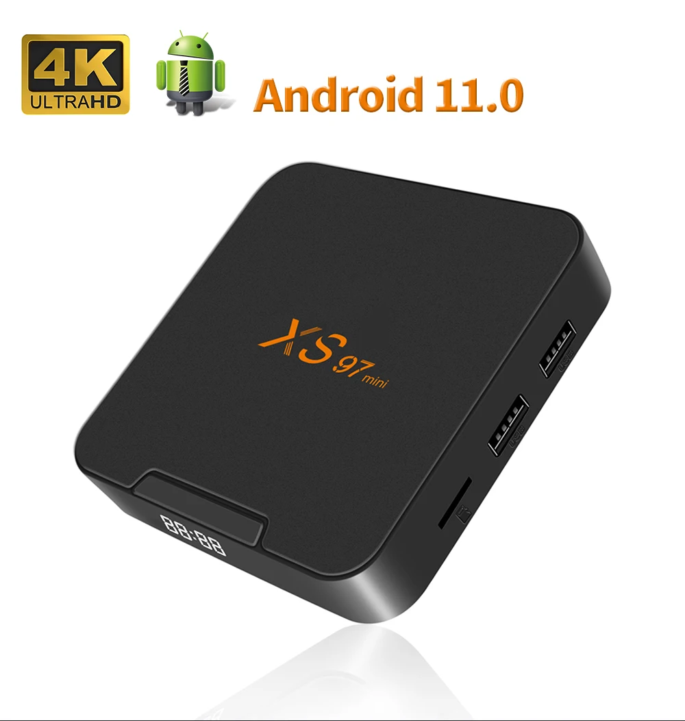 Customazible Smart Xs97 Mini Amlogic S905w2 Internet Tv Box Wifi Dual Band  2.4g /5g 4 Gb Android Tv Box