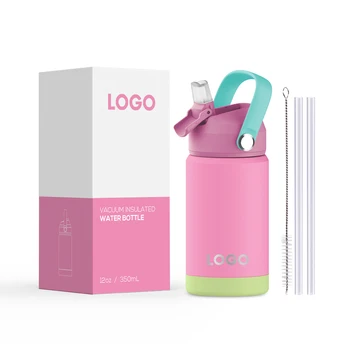 Customized Package 12oz Stainless Steel Vacuum Sport Water Bottle with Filter Lid