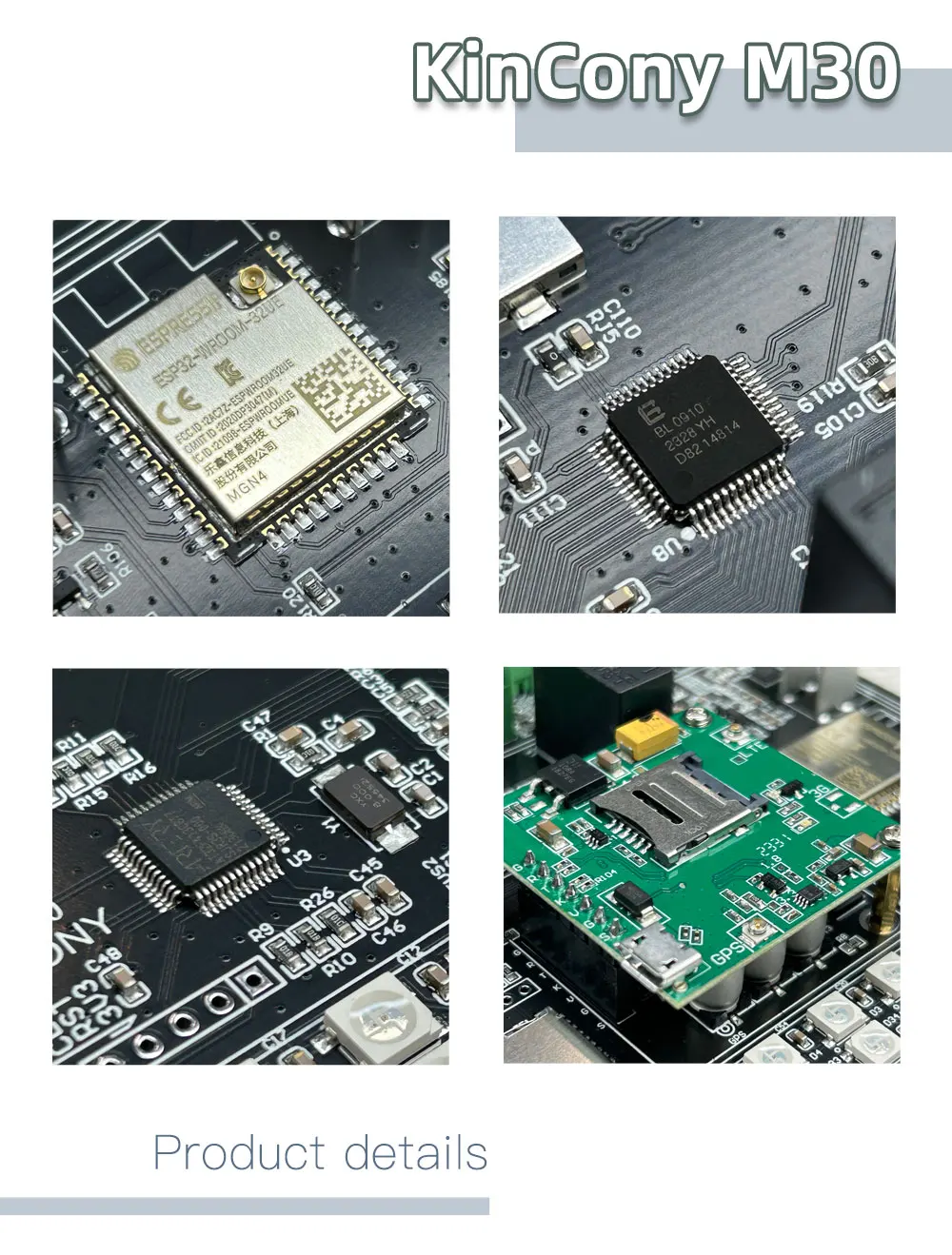 30 Channel Esp32 Energy Monitor Board Kincony M30 For Home Assistant