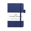 A6 dark blue 80 horizontal line inner pages