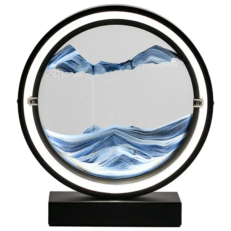 Новинка 2022, идеи для украшения дома, изображение песка, волшебные движущиеся пескоструйные камни, артикул дерева, артикул круглой формы