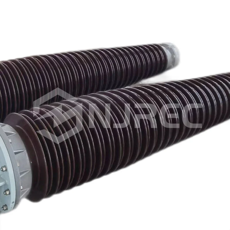High Voltage RIP Transformer Insulator 123kV 145kV 2500A Porcelain Bushing