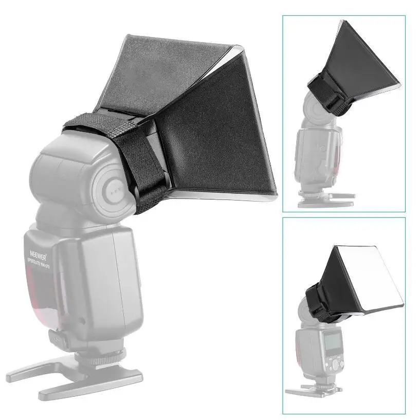 Klappbare Softbox 30x30 Cm – Diffusor Für Blitzlicht, Ideal Für Fotos Mit DSLR-Kamera