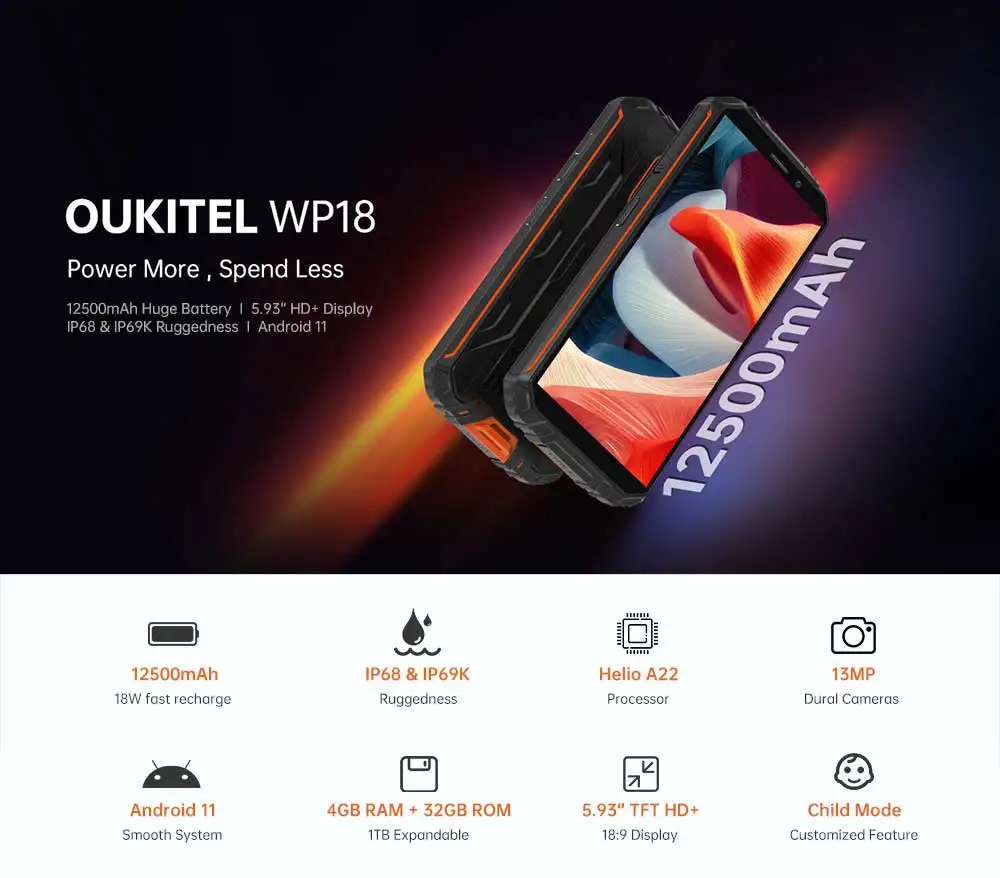 Купить Смартфон Oukitel Wp18