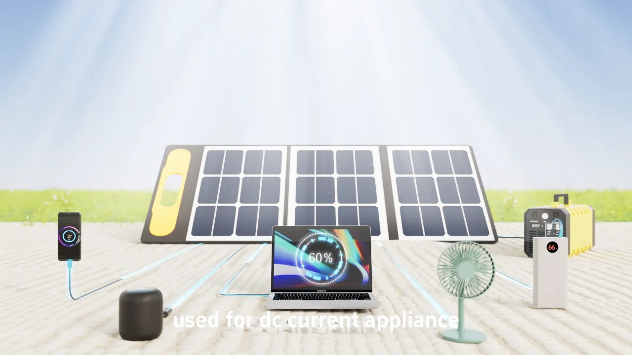 300w Foldable Solarcarry Solar Panel Flexible Mono Cell Anderson Port