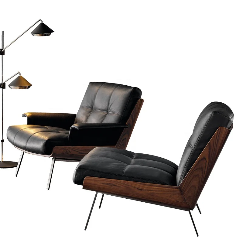 High Quality Modern Furniture Living Room Single Sofa Chair With Black