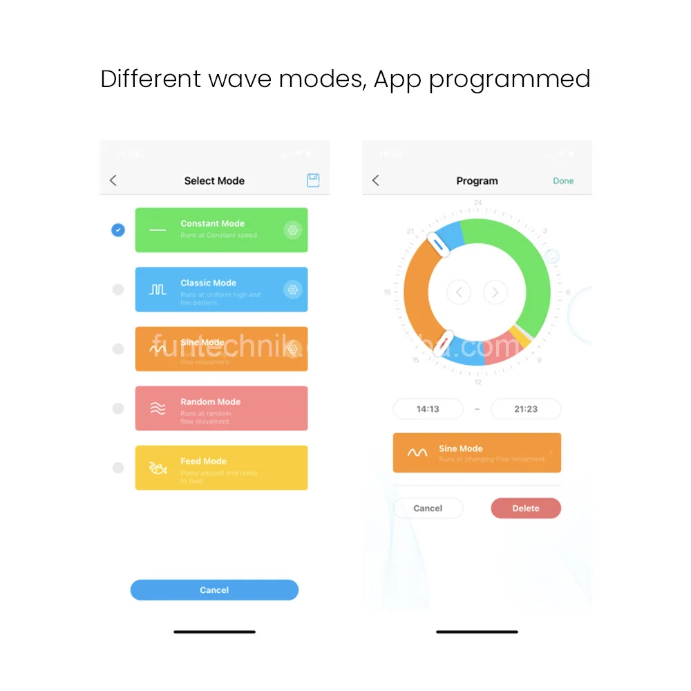 Jecod DMP-10/20/30/40 Eco-Friendly Bluetooth Aquarium Pump ODM
