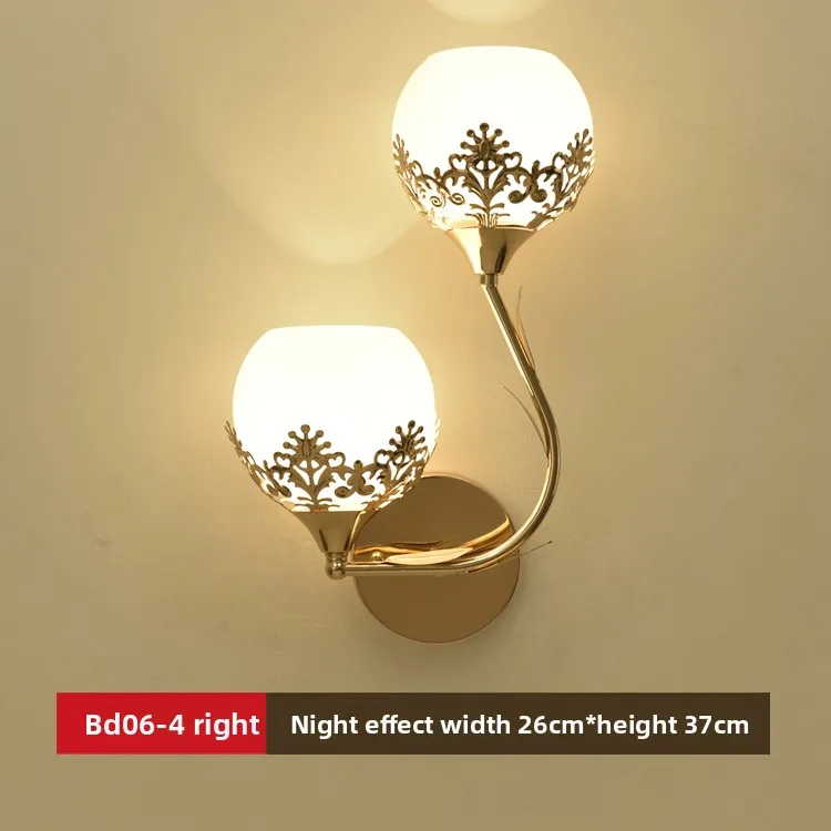 product new creative led american wall lamp for bedroom living room balcony stair corridor and aisle iron body with e26 bulb base-6