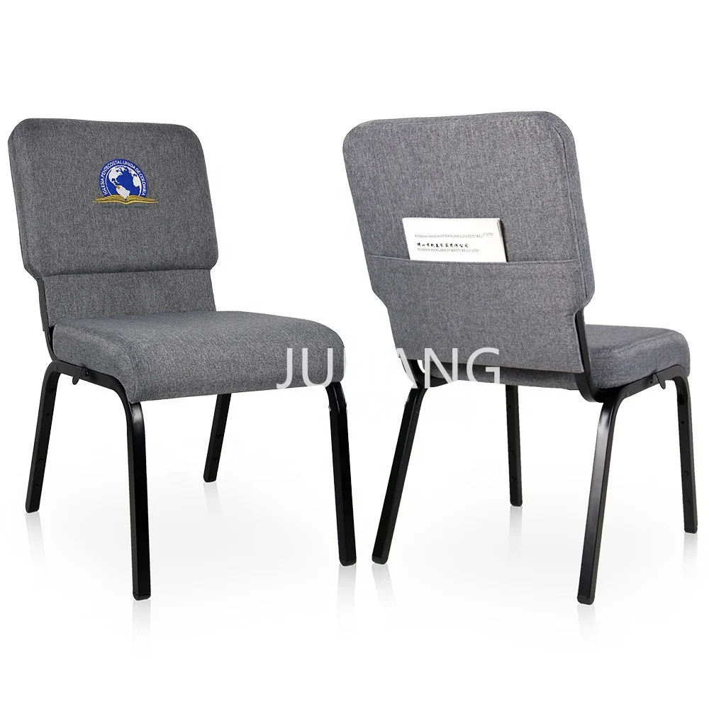 Ghana Modern Rental Stackable Metal Cheap Used Pulpit Church Chair Wholesale