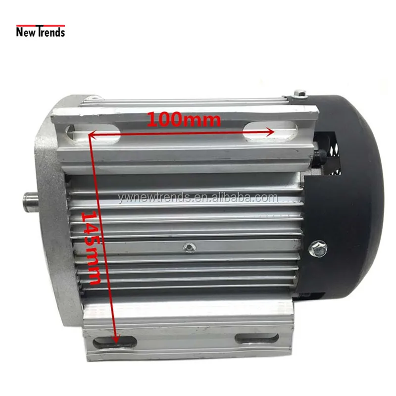 2200W 60V 72V High Speed DC Brushless Motor for DIY Electric Motorcycle Amusement Le Bar CarGame Machine