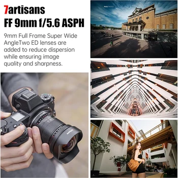 7artisans 9mm F5.6 Full Frame MF Ultra Wide Angle Prime Lens for Sony E Nikon Z Canon RF Sigma L Mount detail image