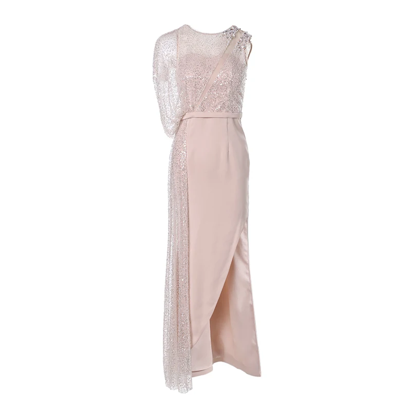 Robe De Soiree A Paillettes Rose Clair Tailleur Longue Pour Femme En Auto Culture Hanche Reine Aura Tenue Formelle Buy Beige Robe De Mariee Et Robe De Soiree Bleu Marine Maternite Robe De Soiree Robe De Soiree Elegant