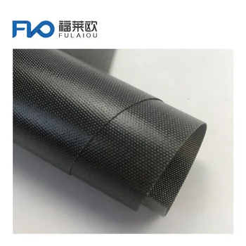 FULAIOU Factory direct Black 0.4mm 1mm thin PVC Transporting conveyor belt for conveyor