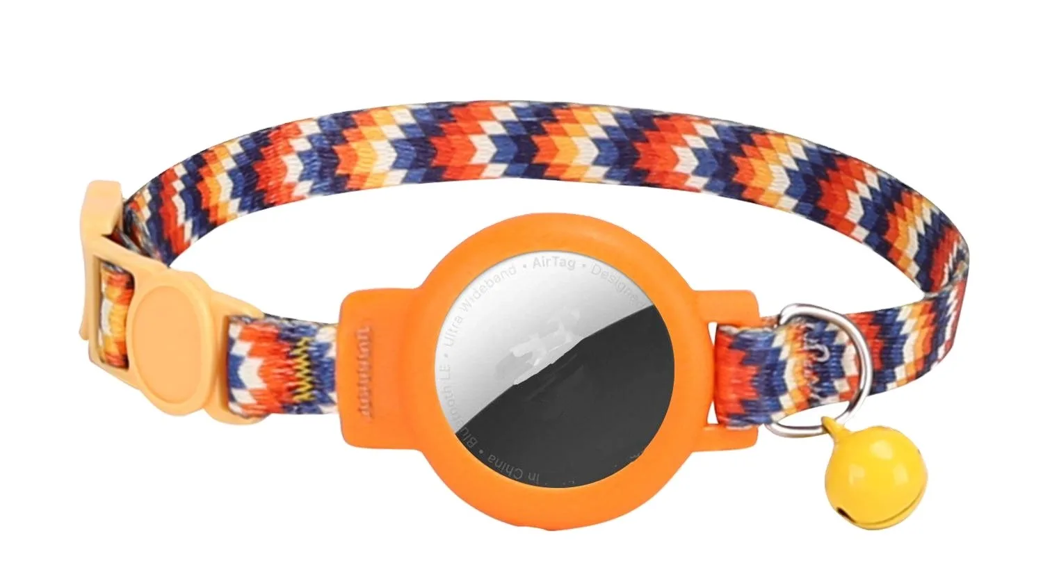 2023 New Hot Cat Breakaway Collar With Airtag Case And Bell Waterproof