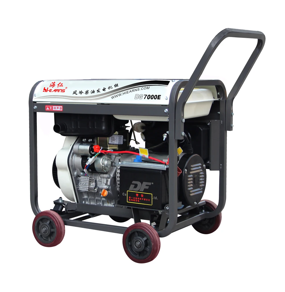 Hiearns 5.5KW Open Frame Movable Japanese diesel Generator Portable