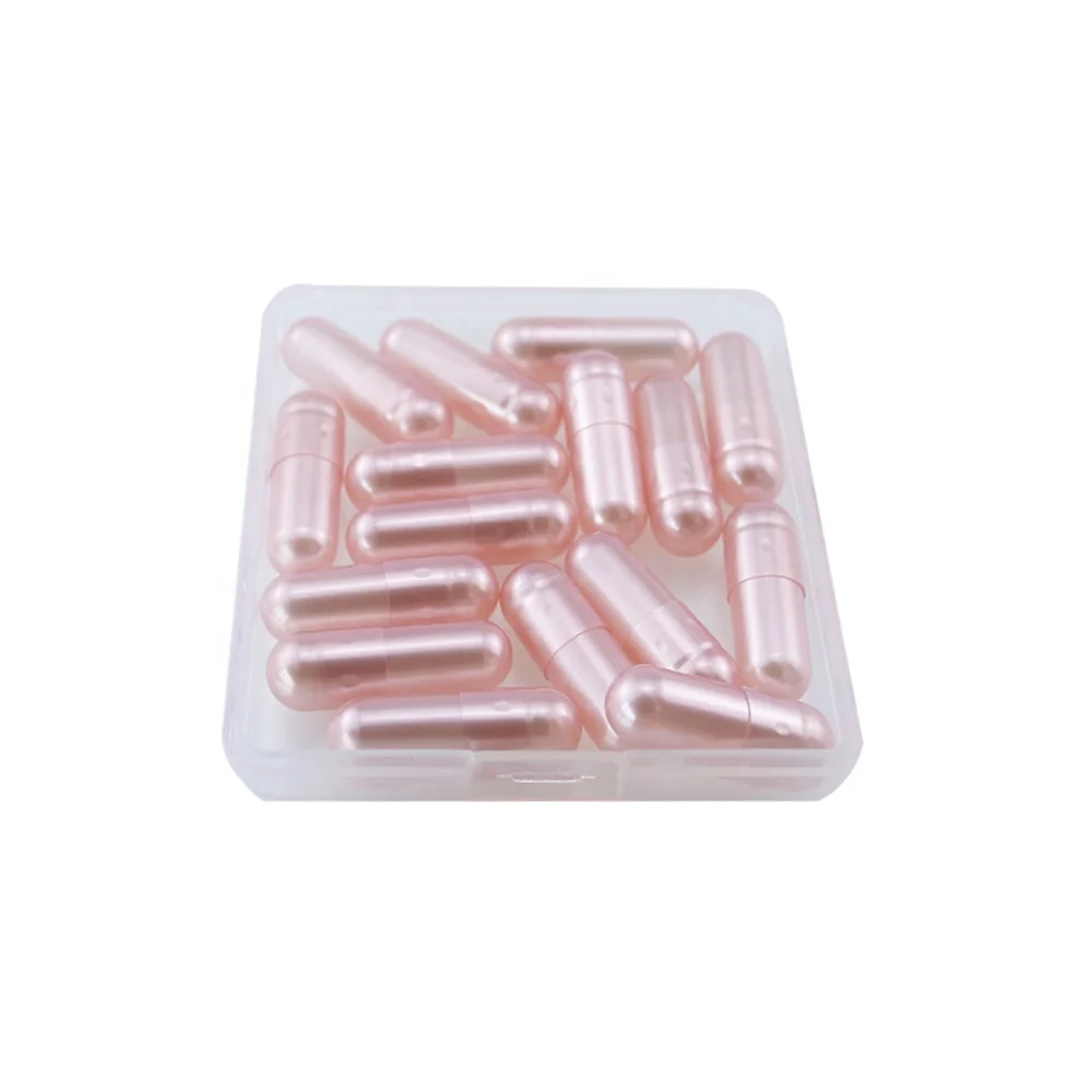 Size 00 0 1 2 3 4 Pink/white Vacant Hard Gelatin Capsules Pill