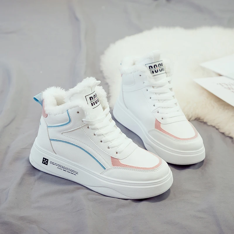 New Hot sale female fashion comfortable hiking shoes outdoor plush women brand lightweight warm winter Snow Boots Wholesale