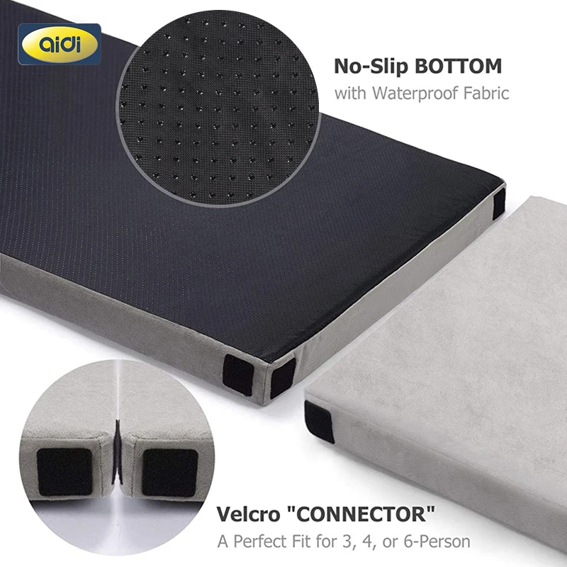 Матрас для кемпинга CertiPUR-US с пенным наполнителем с эффектом памяти, портативный матрас для сна, кровать для гостей, легкий матрас для палатки на открытом воздухе, съемный