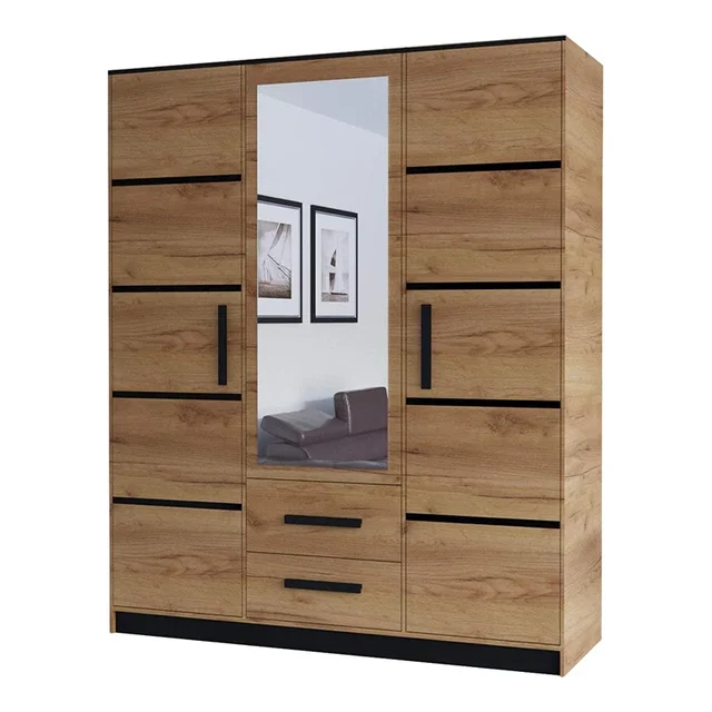 Hotel Cheapest Online High Gloss 3 Door 4 Door Bedroom Closet Wood Interior Wardrobes Cabinets Manufacture
