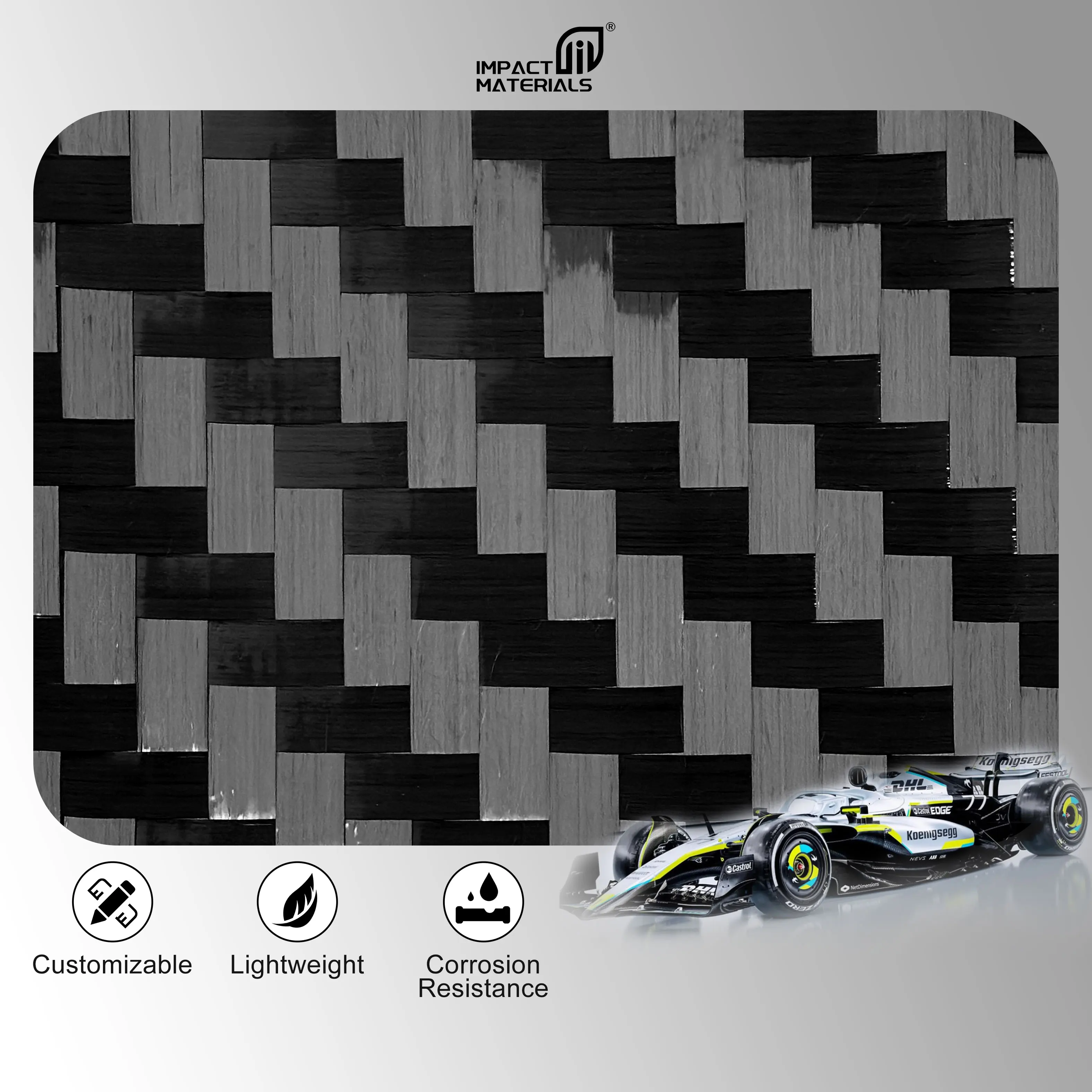 Customizable Lightweight High Strength 3D Triaxial Carbon Fiber Spread Tow Fabric for Car Parts Composites Application Customizable Lightweight High Strength 3D Triaxial Carbon Fiber Spread Tow Fabric for Car Parts Composites Application