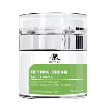 Hot Selling Anti Aging Wrinkle Brightening Moisturizer Whiten 2.5% Retinol Face Cream With Hyaluronic Acid